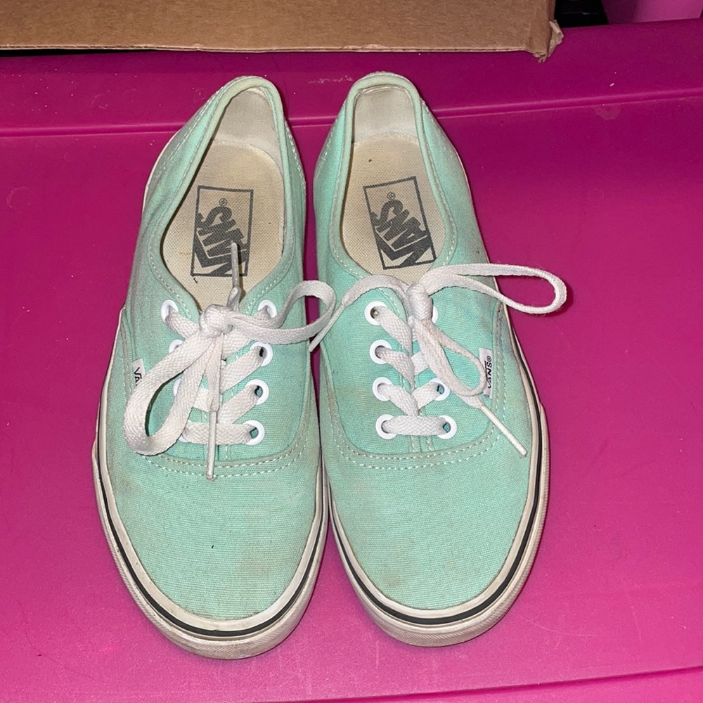 Teal vans